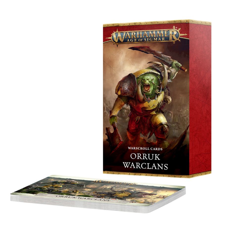 WARSCROLL CARDS: ORRUK WARCLANS (ENG)