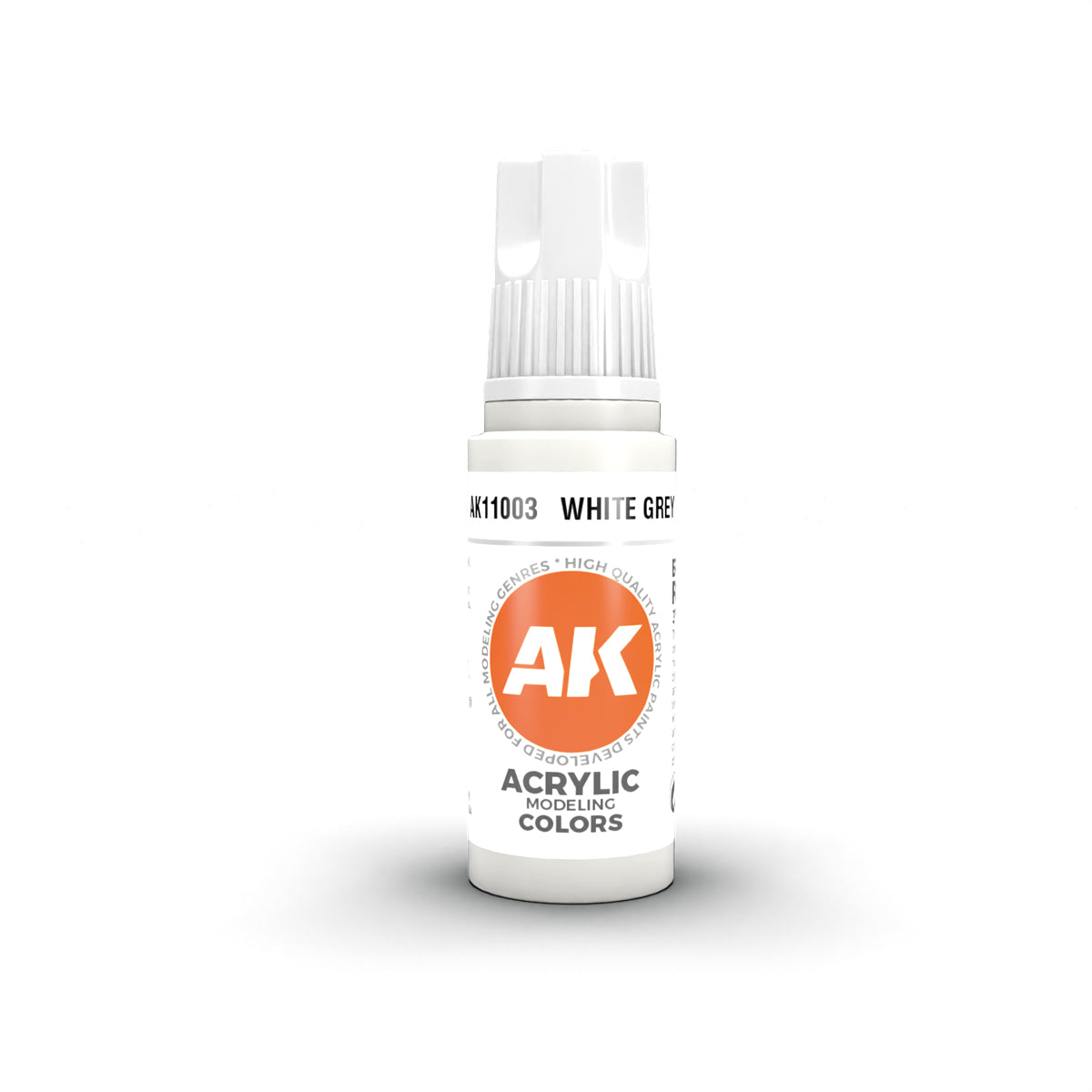 AK Interactive Acrylic Paint 3GEN - WHITE GREY