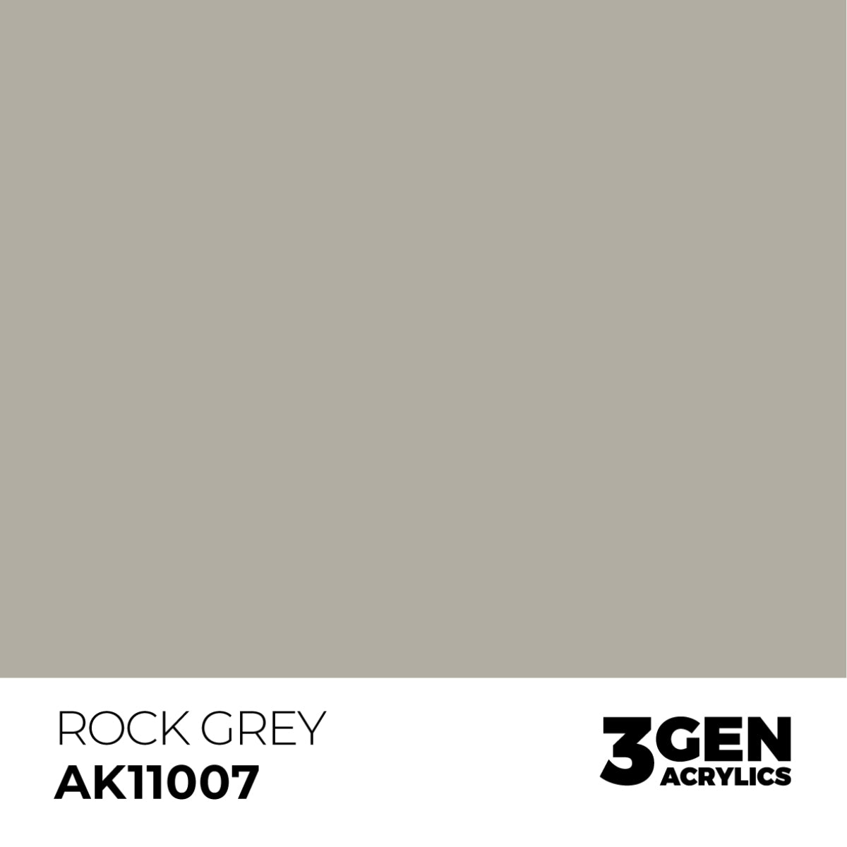 AK Interactive Acrylic Paint 3GEN - ROCK GREY