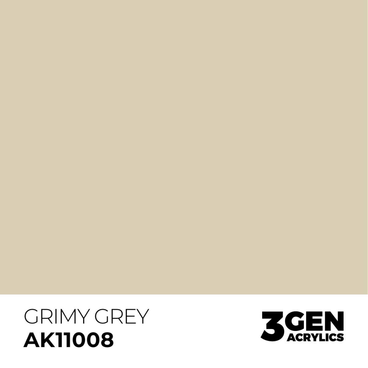 AK Interactive Acrylic Paint 3GEN - GRIMY GREY