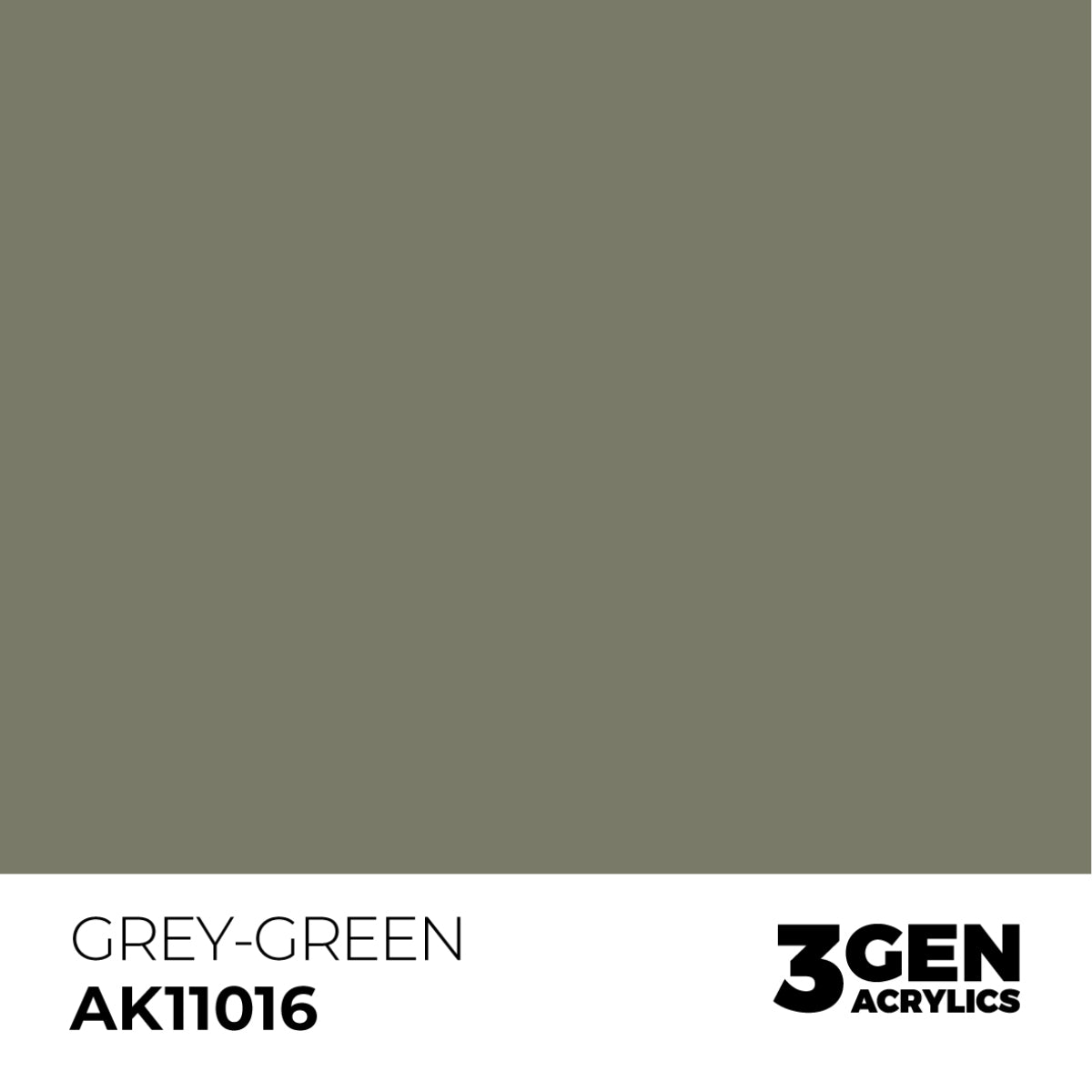AK Interactive Acrylic Paint 3GEN - GREY GREEN