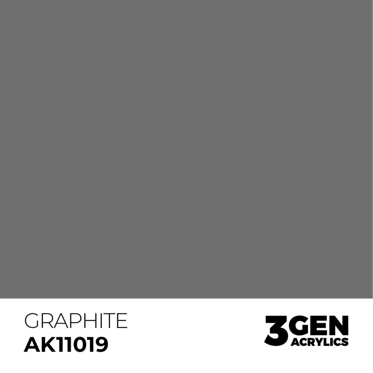 AK Interactive Acrylic Paint 3GEN - GRAPHITE