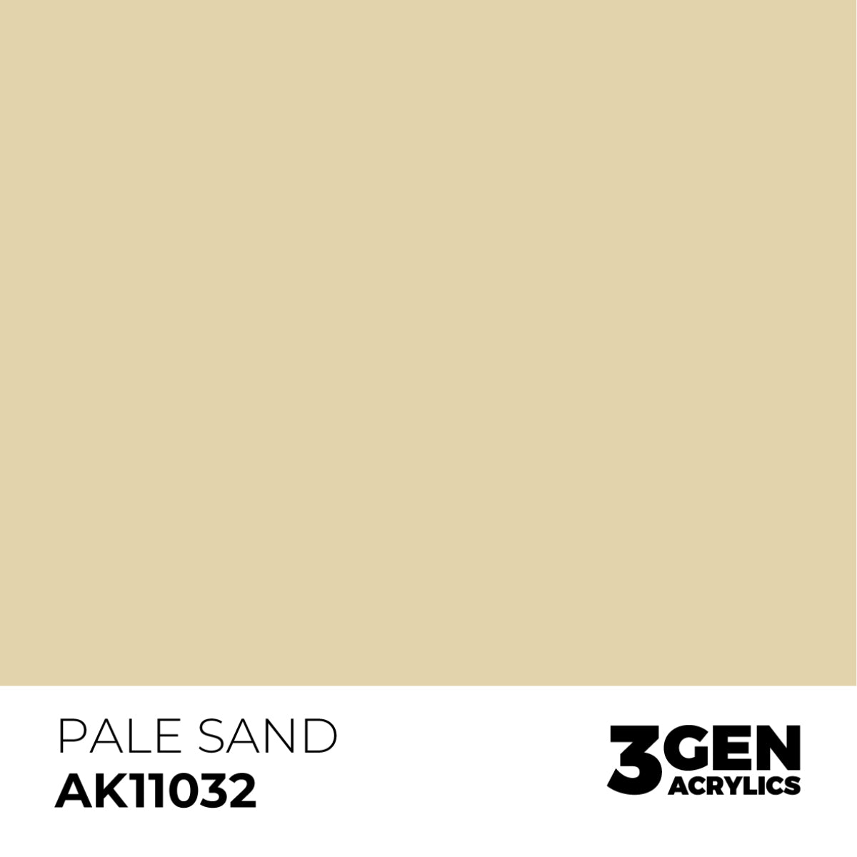 AK Interactive Acrylic Paint 3GEN - PALE SAND