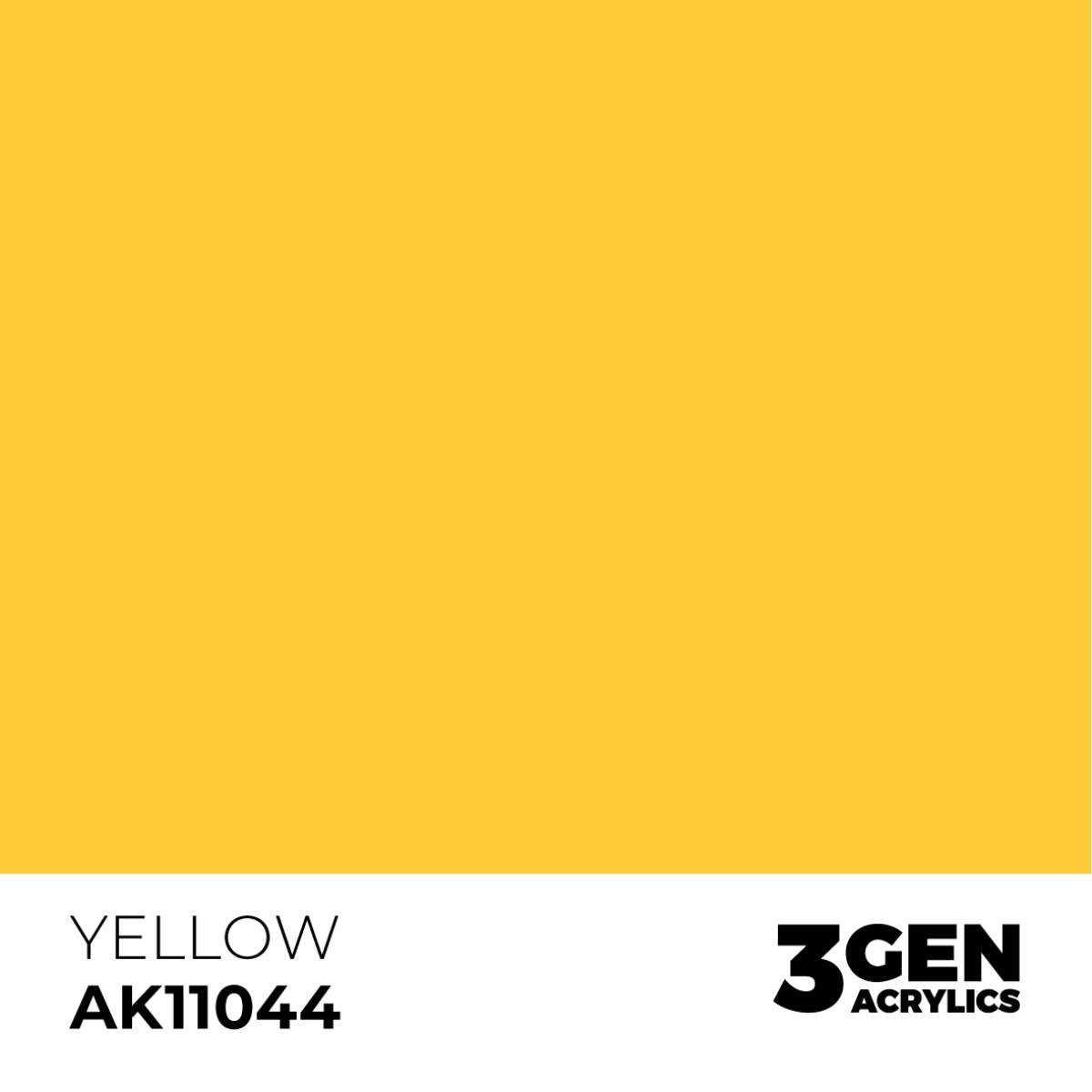AK Interactive Acrylic Paint 3GEN - YELLOW