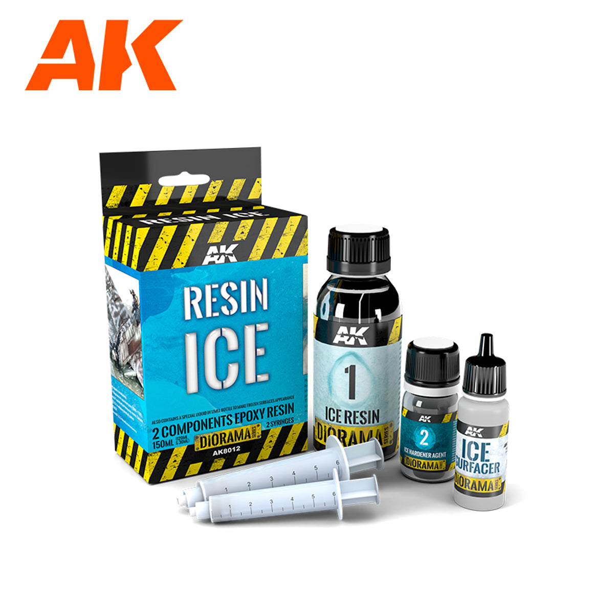 AK-8012 AK Interactive Resin Ice - 2 Components