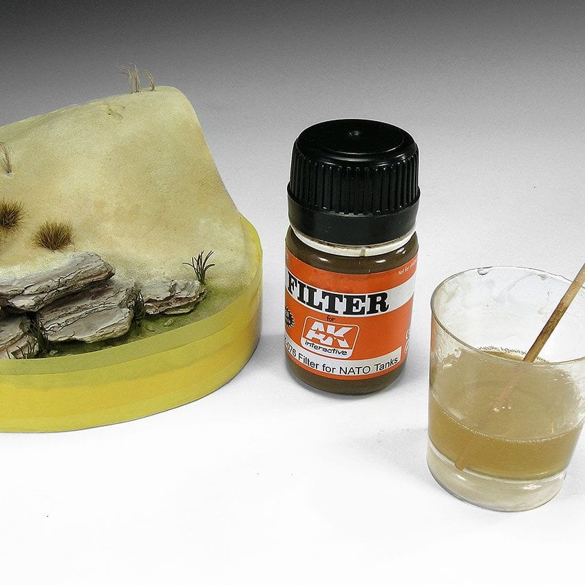 AK-8043 AK Interactive Resin Water 2-Components Epoxy Resin - 375ml