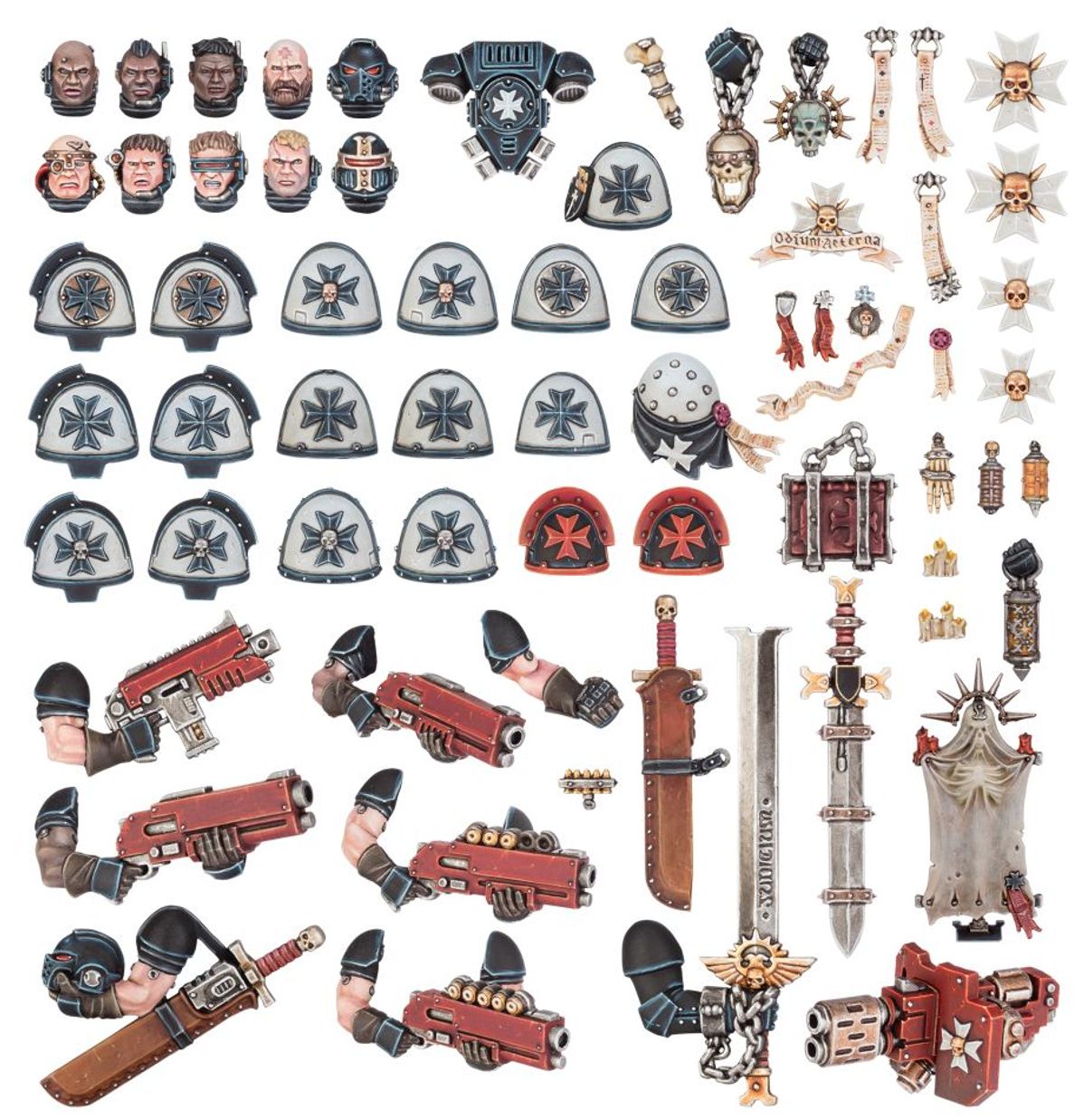 Warhammer 40K - BLACK TEMPLARS: UPGRADES AND TRANSFERS