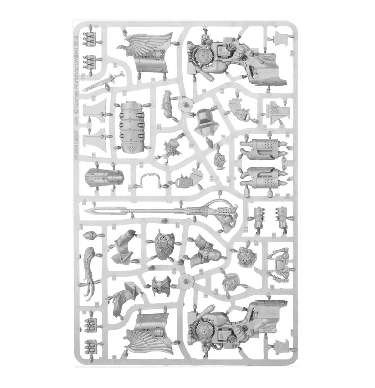 Warhammer 40K - SHIELD-CAPTAIN ON DAWNEAGLE JETBIKE