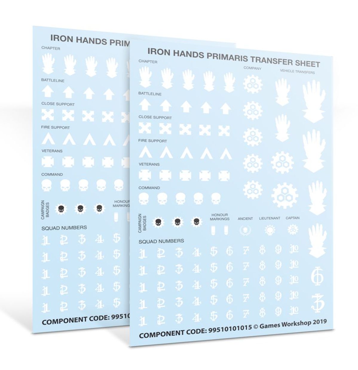 Warhammer 40K - IRON HANDS PRIMARIS UPGRADES AND TRANSFERS