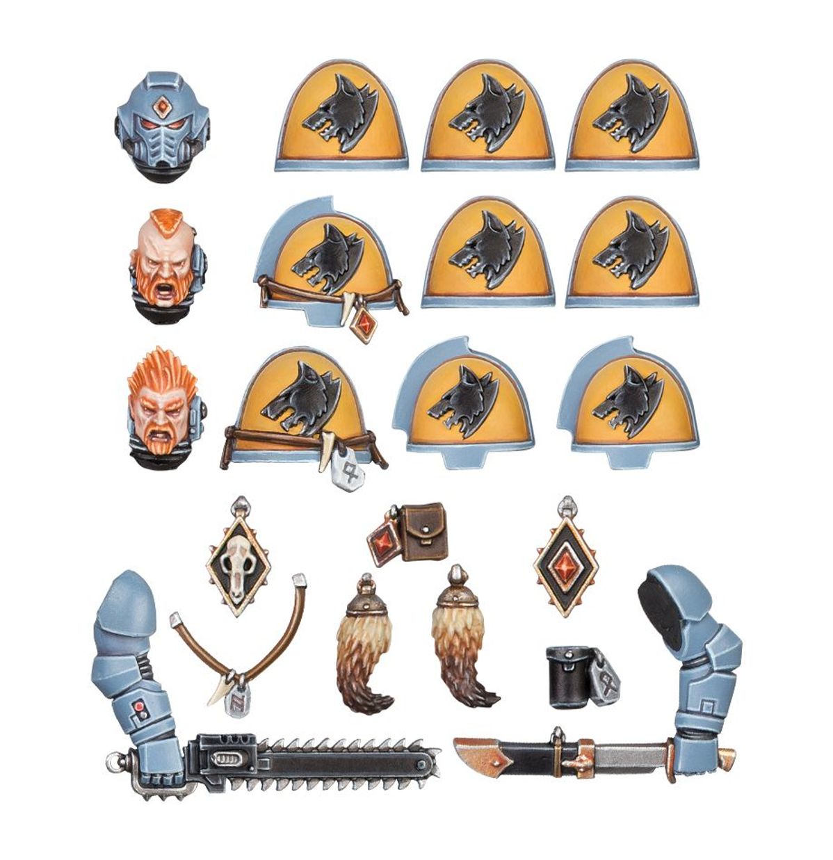 Warhammer 40K - SPACE WOLVES PRIMARIS UPGRADES