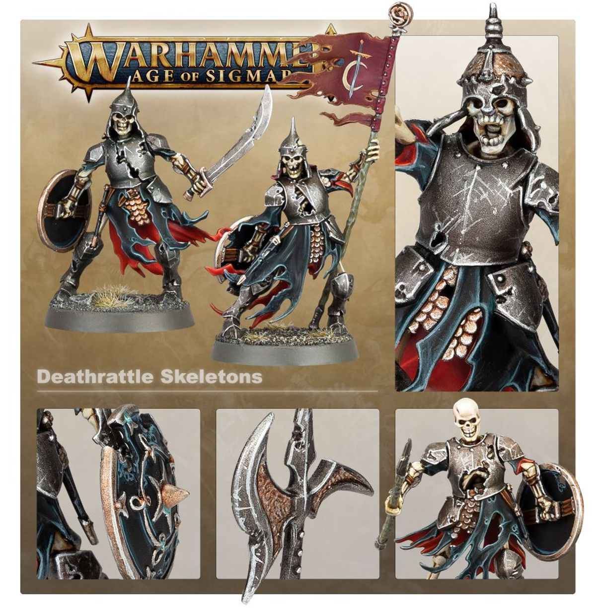 Age of Sigmar - DEATHRATTLE SKELETONS