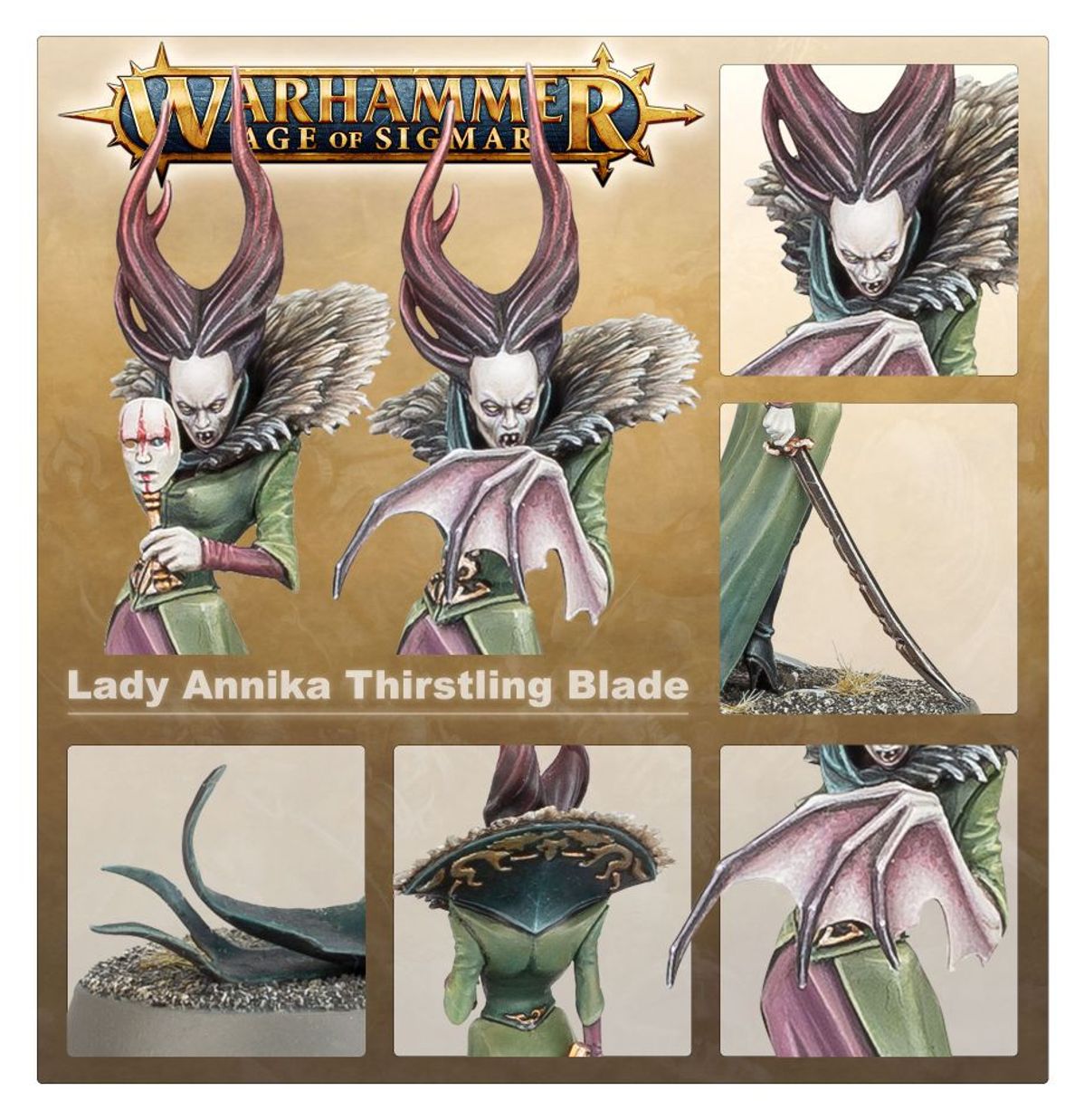 Age of Sigmar - LADY ANNIKA, THE THIRSTING BLADE