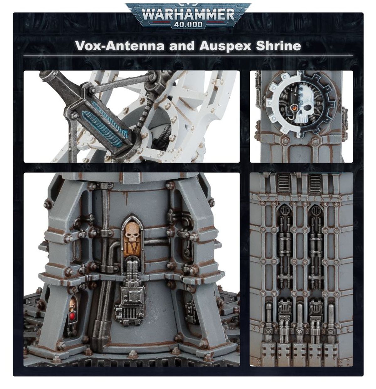 Warhammer 40K - BATTLEZONE: FRONTERIS - VOX-ANTENNA AND AUSPEX SHRINE