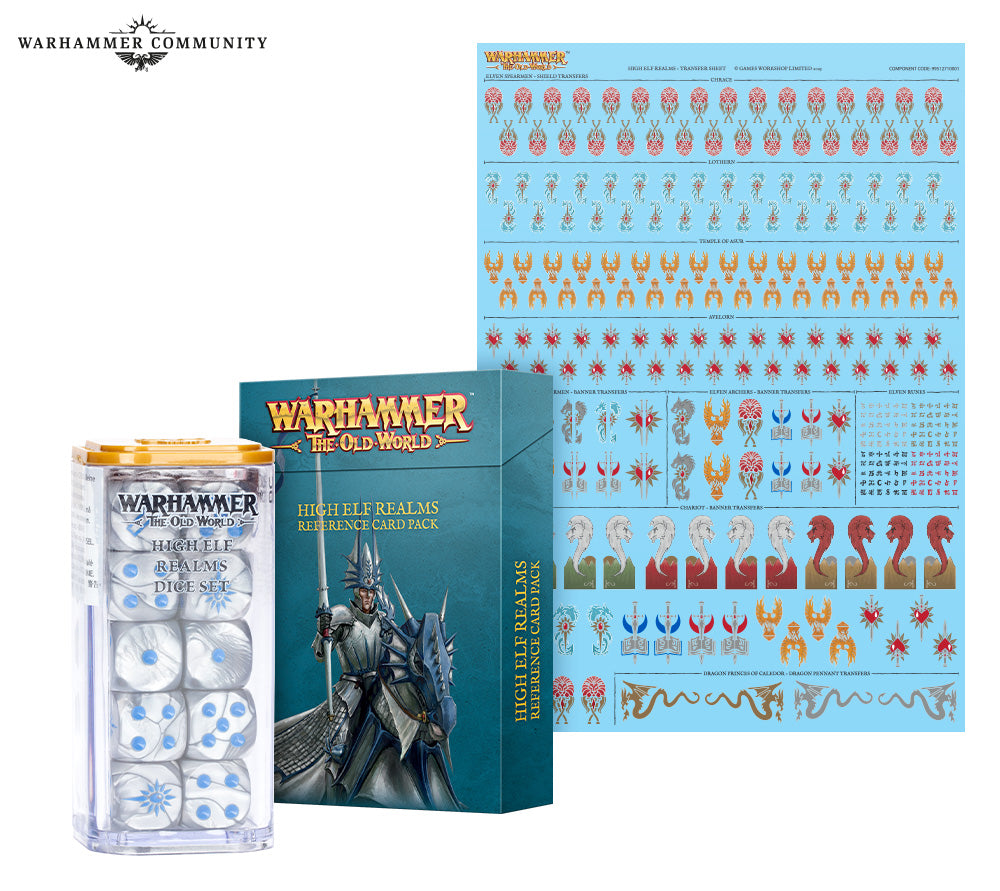 THE OLD WORLD: HIGH ELF REALMS DICE