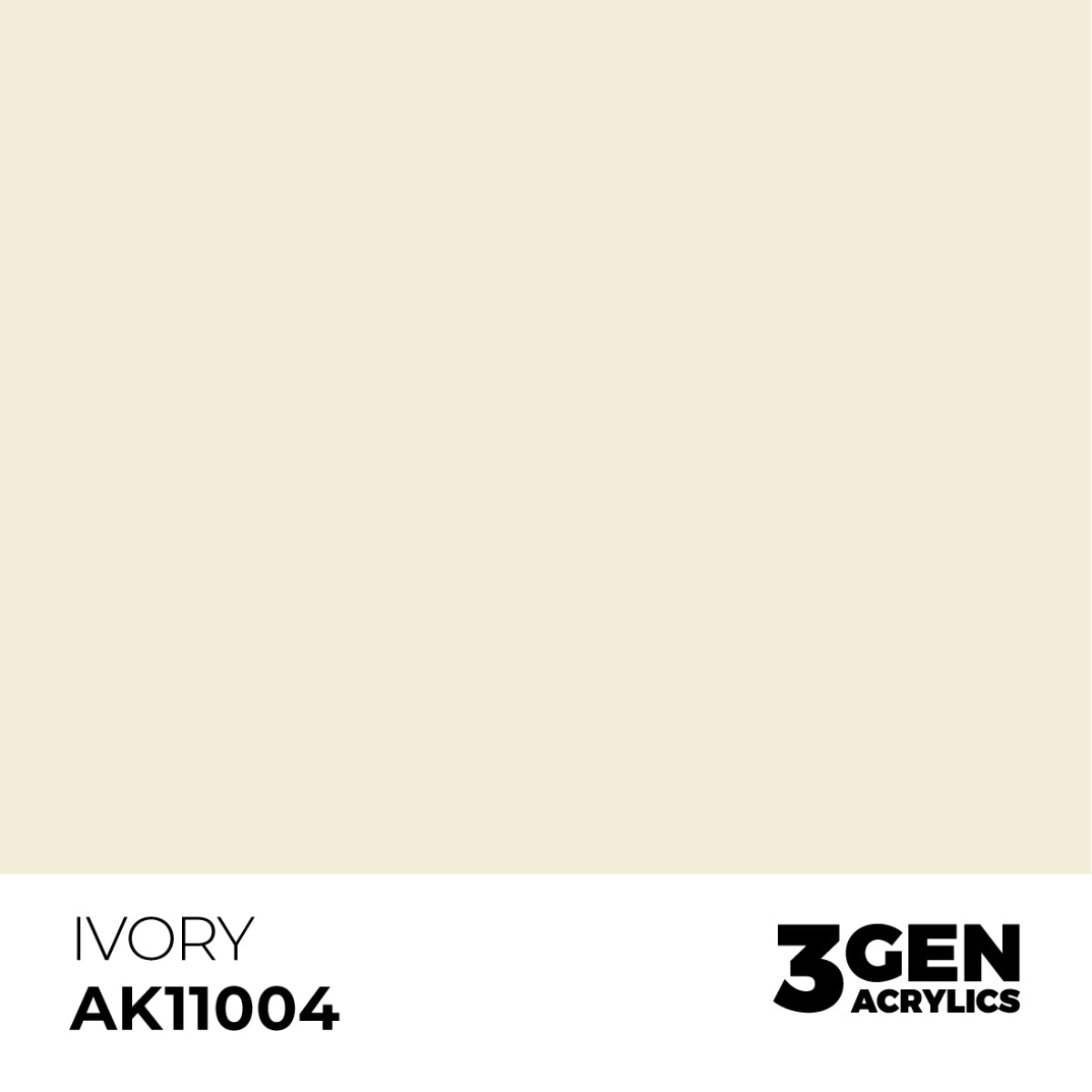 AK Interactive Acrylic Paint 3GEN - IVORY