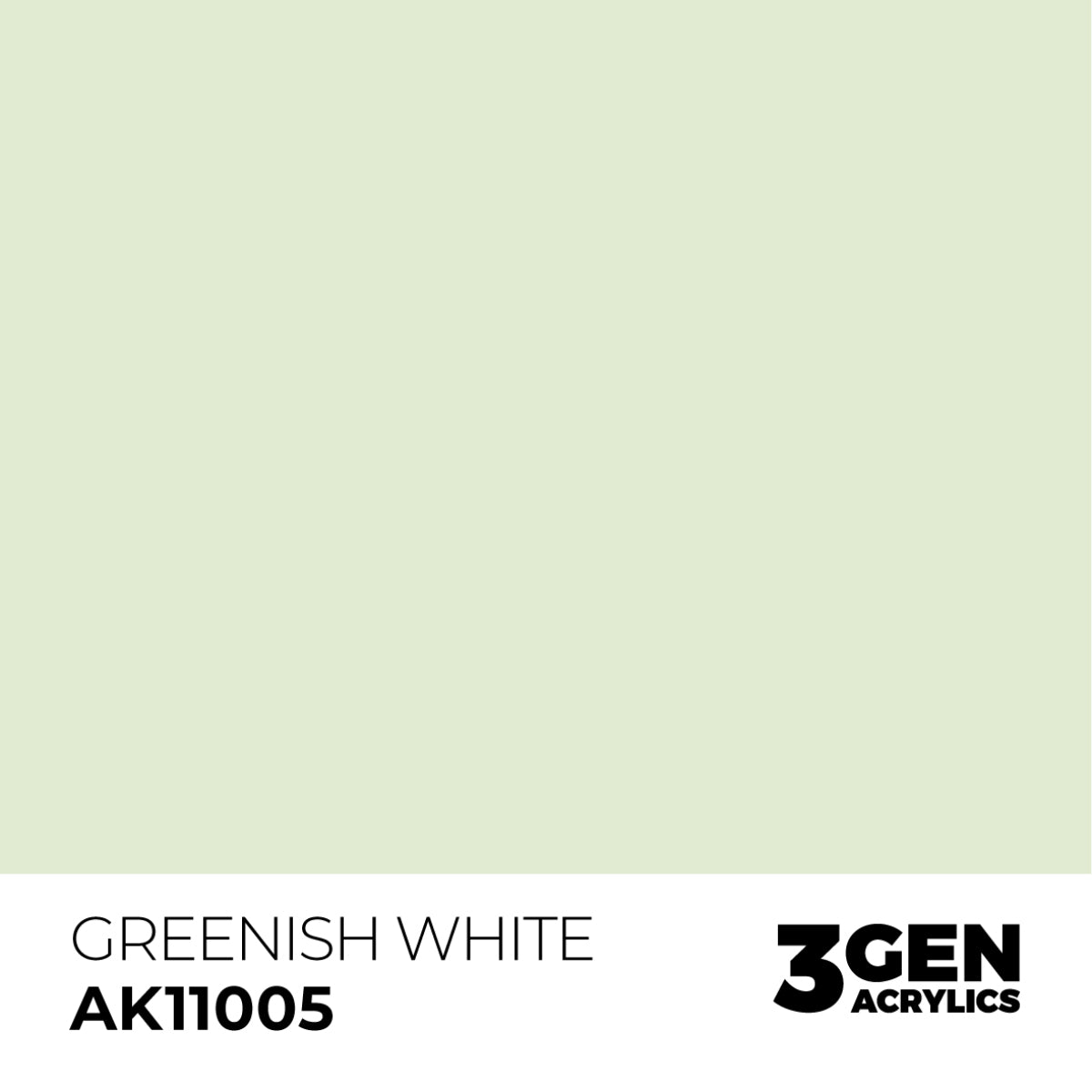 AK Interactive Acrylic Paint 3GEN - GREENISH WHITE