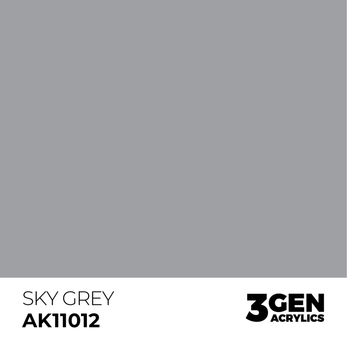AK Interactive Acrylic Paint 3GEN - SKY GREY