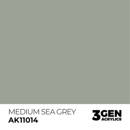 AK Interactive Acrylic Paint 3GEN - MEDIUM SEA GREY