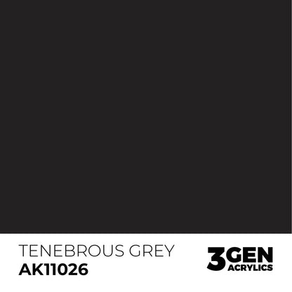AK Interactive Acrylic Paint 3GEN - TENEBROUS GREY