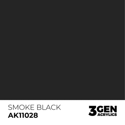 AK Interactive Acrylic Paint 3GEN - SMOKE BLACK