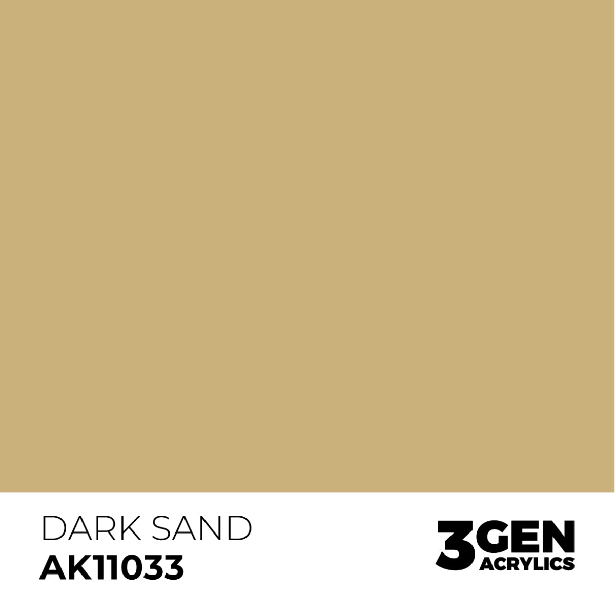 AK Interactive Acrylic Paint 3GEN - DARK SAND