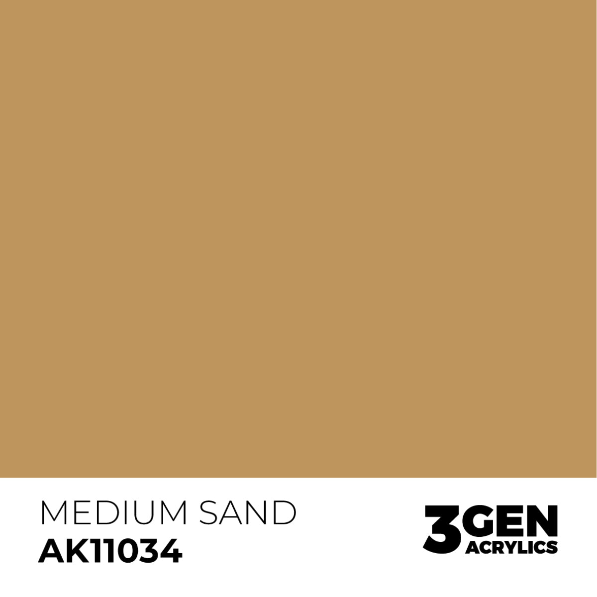 AK Interactive Acrylic Paint 3GEN - MEDIUM SAND