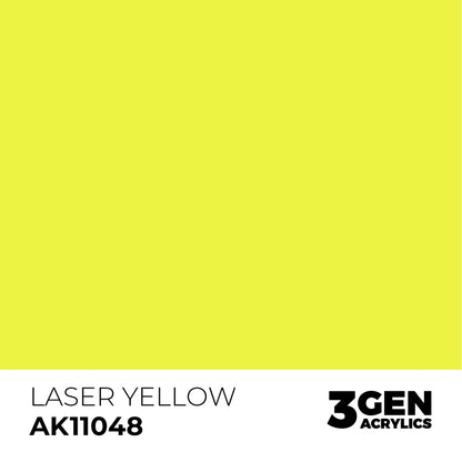 AK Interactive Acrylic Paint 3GEN - LASER YELLOW