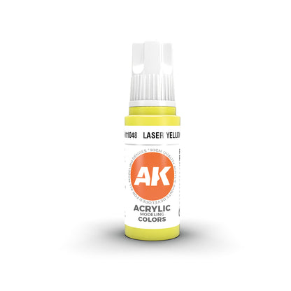 AK Interactive Acrylic Paint 3GEN - LASER YELLOW