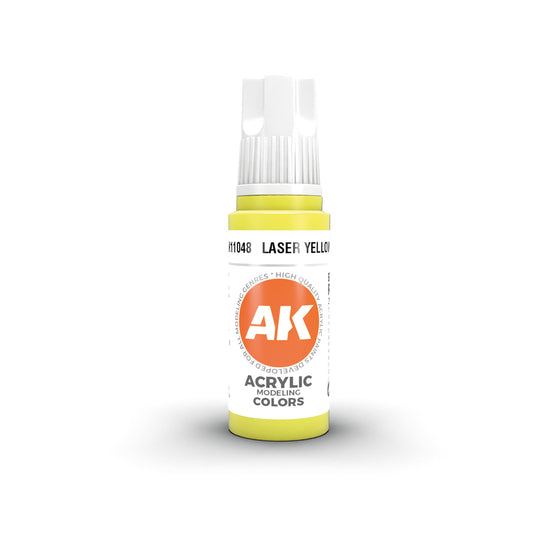 AK Interactive Acrylic Paint 3GEN - LASER YELLOW