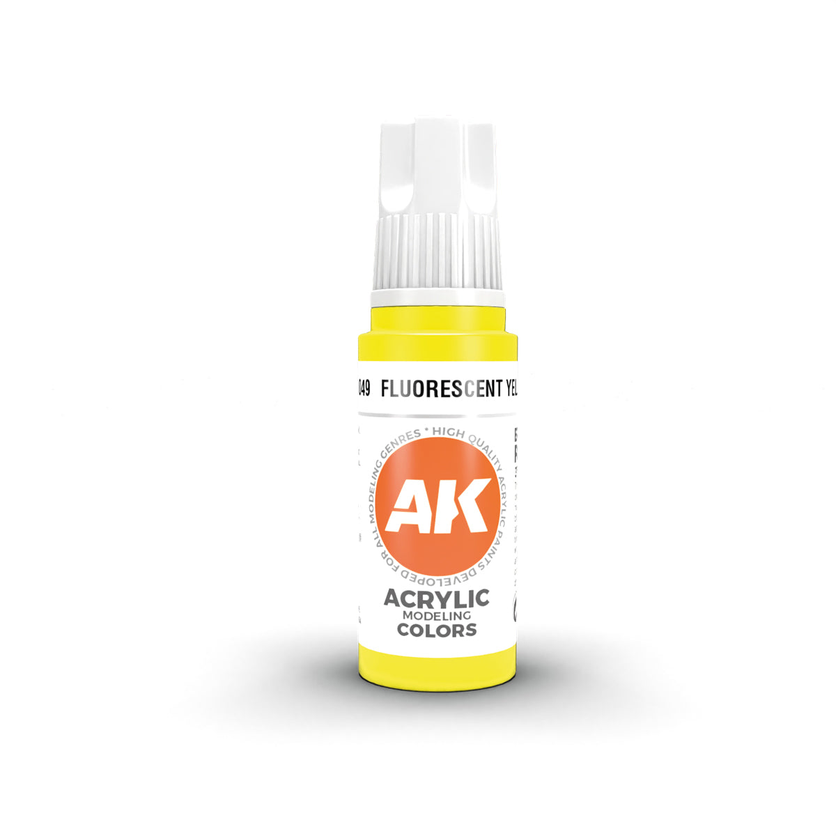 AK Interactive Acrylic Paint 3GEN - FLUORESCENT YELLOW