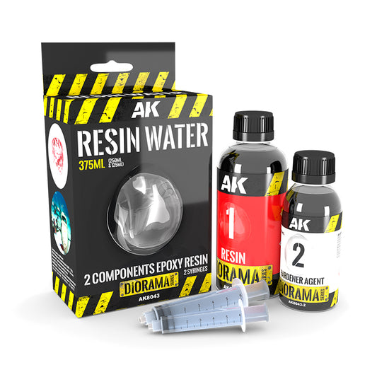 AK-8043 AK Interactive Resin Water 2-Components Epoxy Resin - 375ml