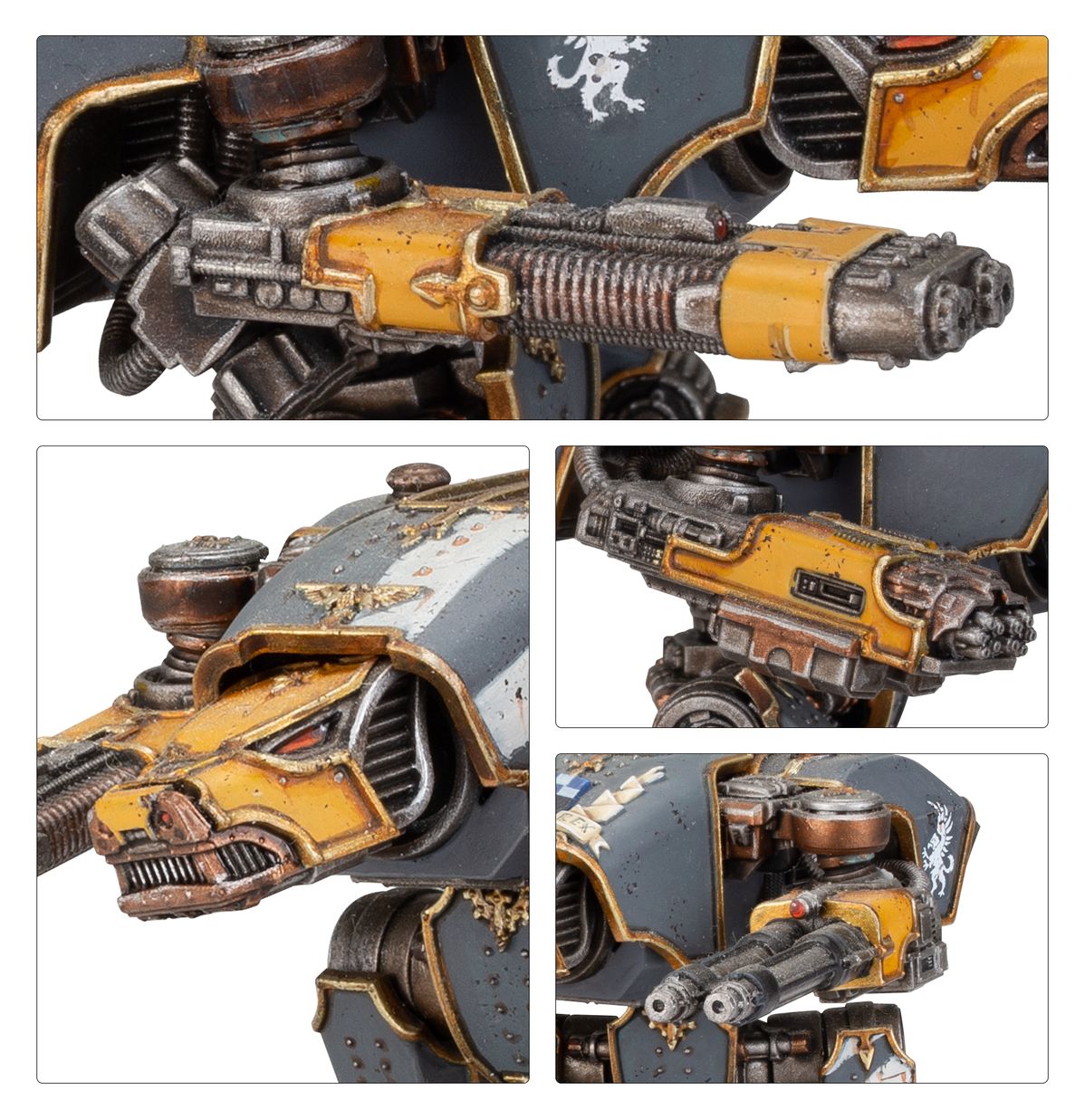 The Horus Heresy - LEGIONS IMPERIALIS: WARHOUND SCOUT TITANS WITH TURBO-LASER DESTRUCTORS AND VULCAN MEGA-BOLTERS