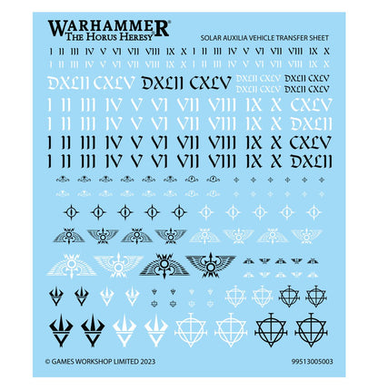 The Horus Heresy - SOLAR AUXILIA BASILISK/MEDUSA