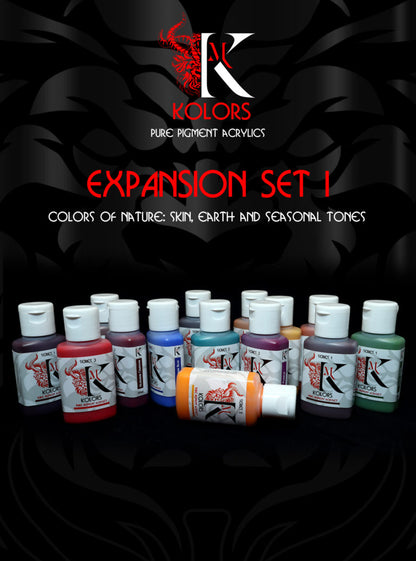 Kimera Kolors PURE PIGMENTS EXPANSION SET: Colors of Nature