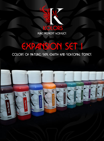 Kimera Kolors PURE PIGMENTS EXPANSION SET: Colors of Nature
