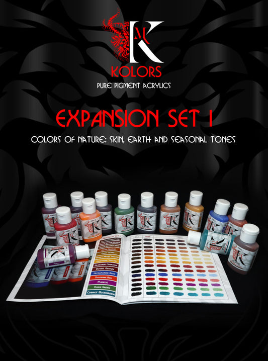 Kimera Kolors PURE PIGMENTS EXPANSION SET: Colors of Nature