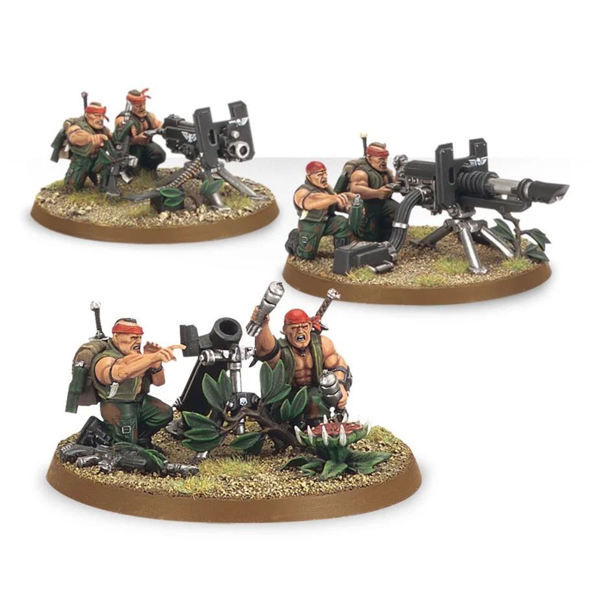 Warhammer 40K - CATACHAN HEAVY WEAPON SQUAD