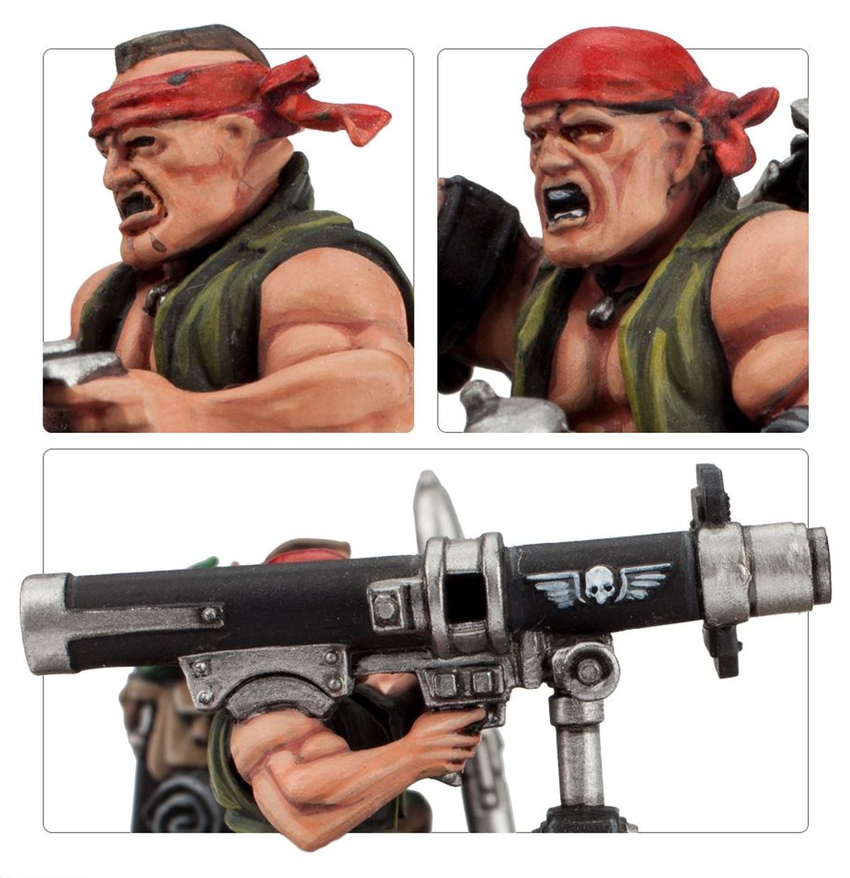 Warhammer 40K - CATACHAN HEAVY WEAPON SQUAD