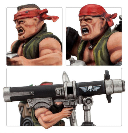 Warhammer 40K - CATACHAN HEAVY WEAPON SQUAD