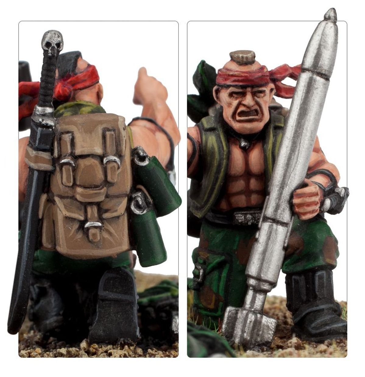 Warhammer 40K - CATACHAN HEAVY WEAPON SQUAD