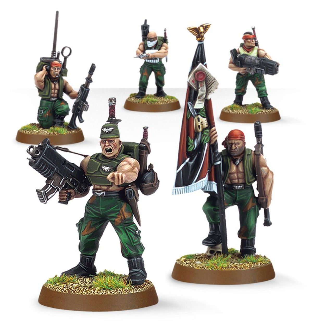 Warhammer 40K - CATACHAN COMMAND SQUAD