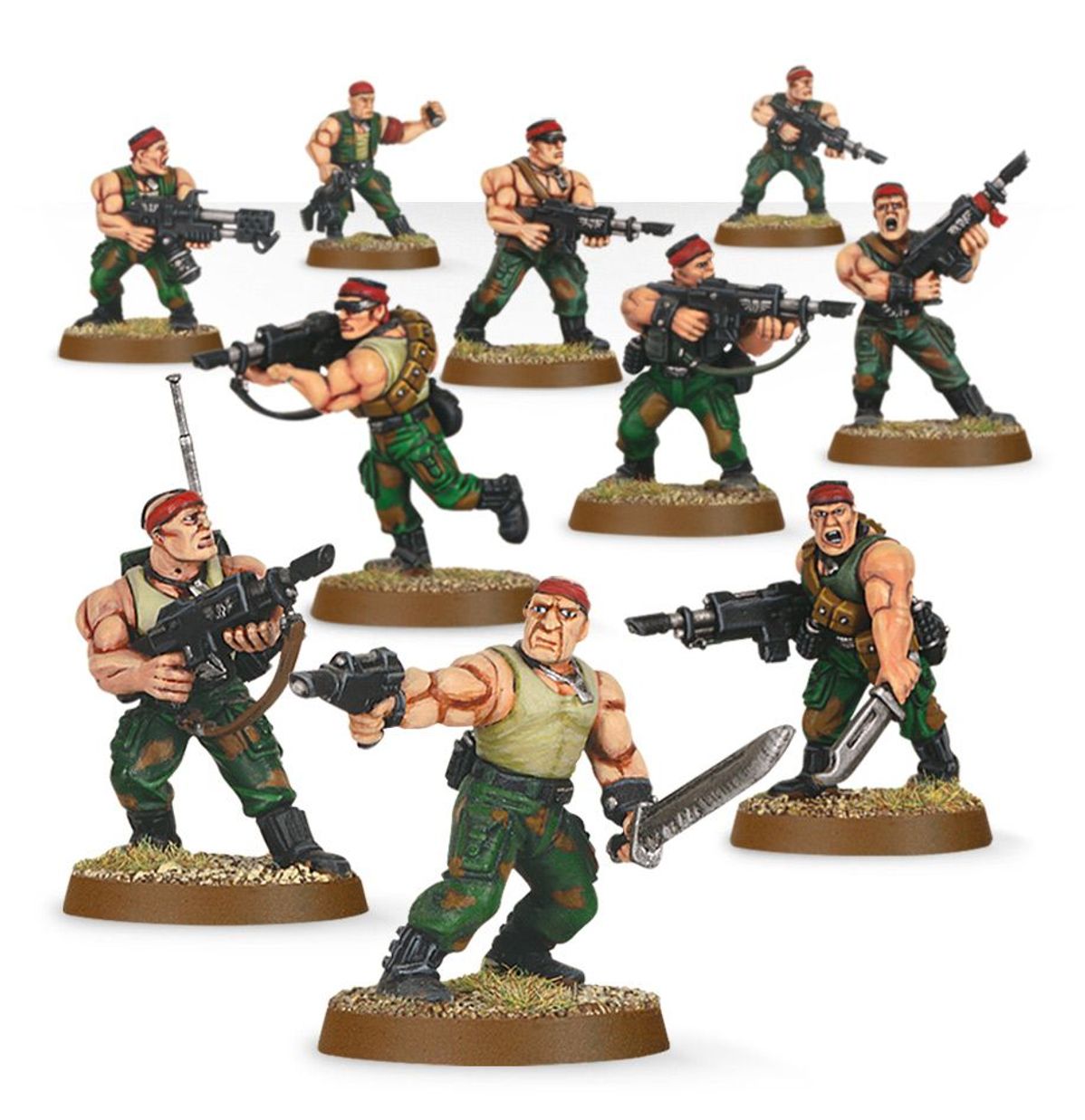 Warhammer 40K - CATACHAN JUNGLE FIGHTERS