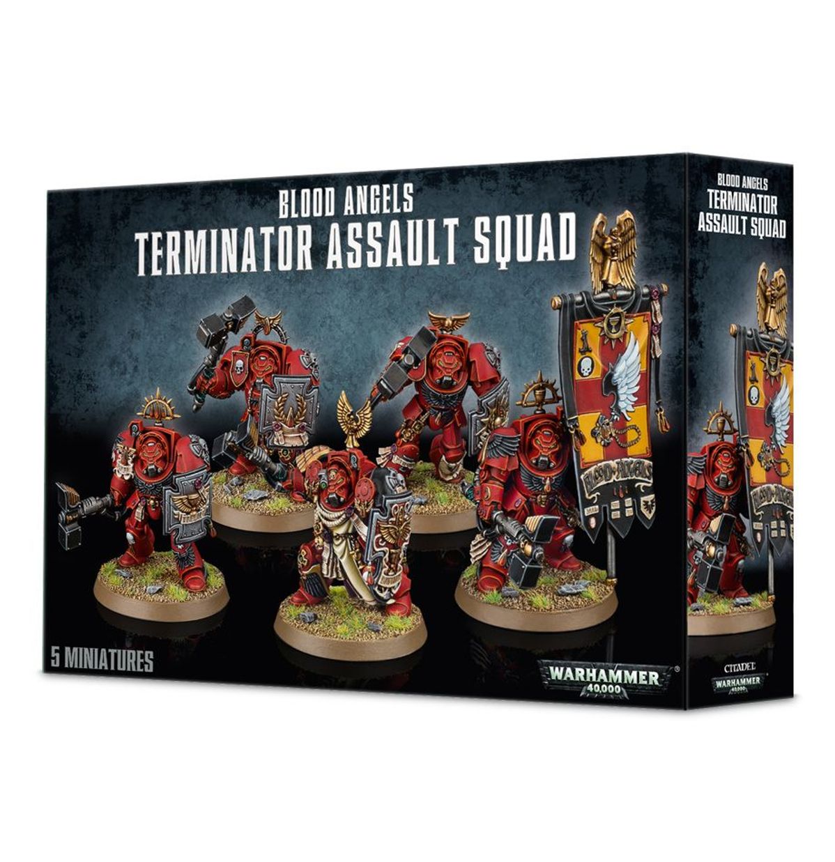 Warhammer 40K - BLOOD ANGELS TERMINATOR ASSAULT SQUAD