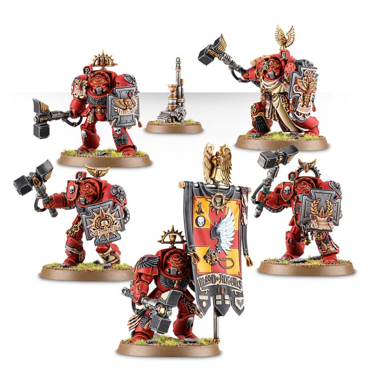 Warhammer 40K - BLOOD ANGELS TERMINATOR ASSAULT SQUAD