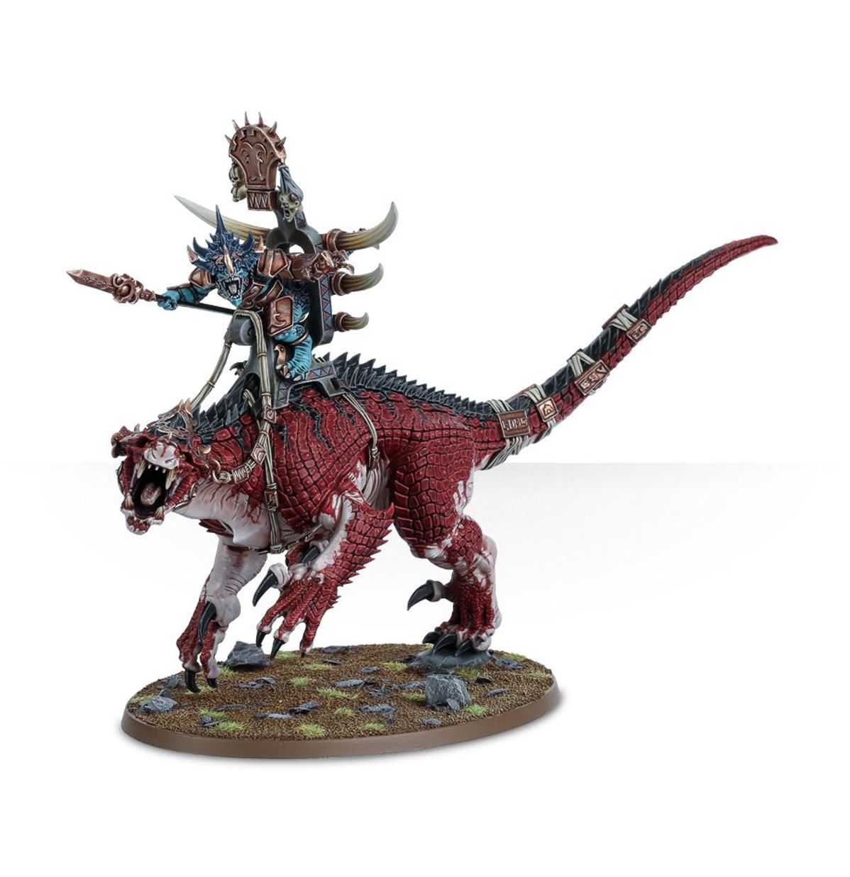 Age of Sigmar - SAURUS OLDBLOOD ON CARNOSAUR