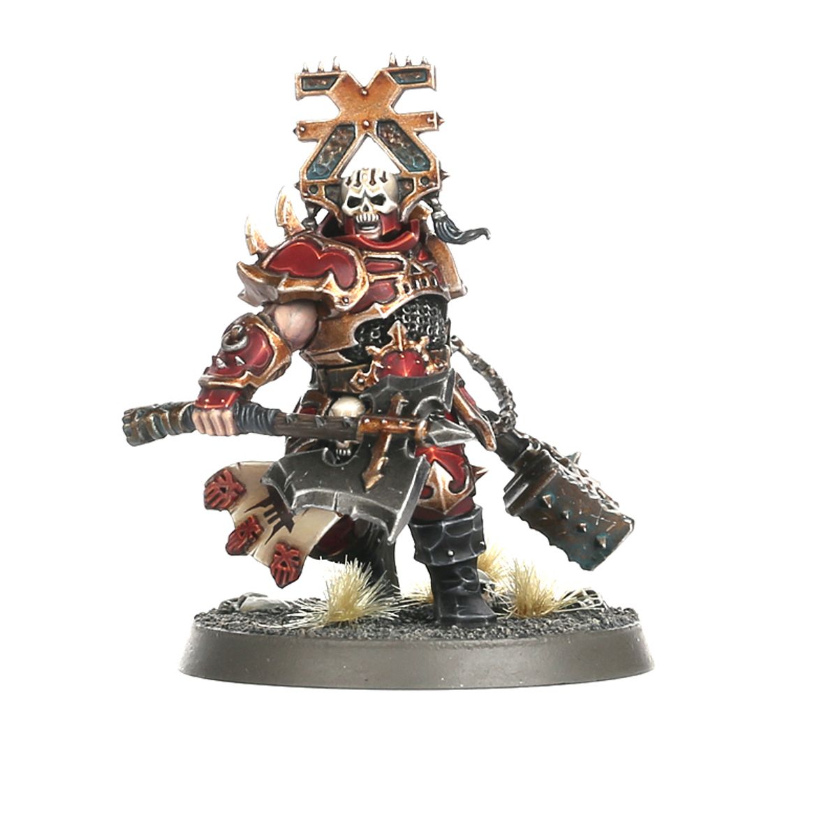 Age of Sigmar - ASPIRING DEATHBRINGER WITH GOREAXE AND SKULLHAMMER