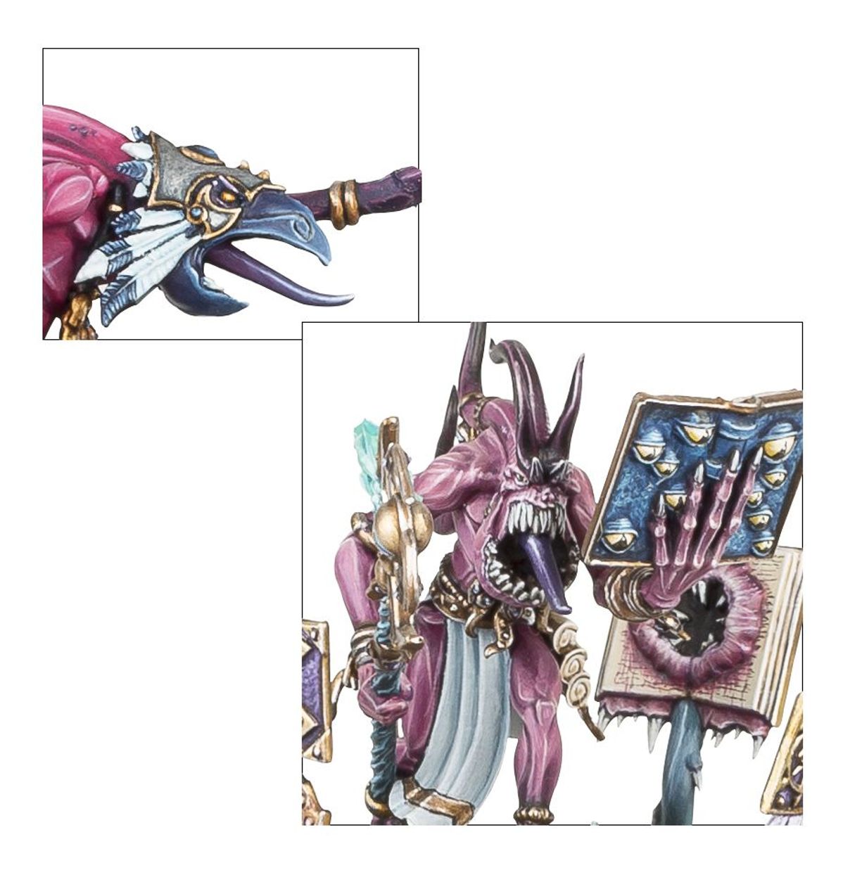 Age of Sigmar - FATESKIMMER, HERALD OF TZEENTCH ON BURNING CHARIOT