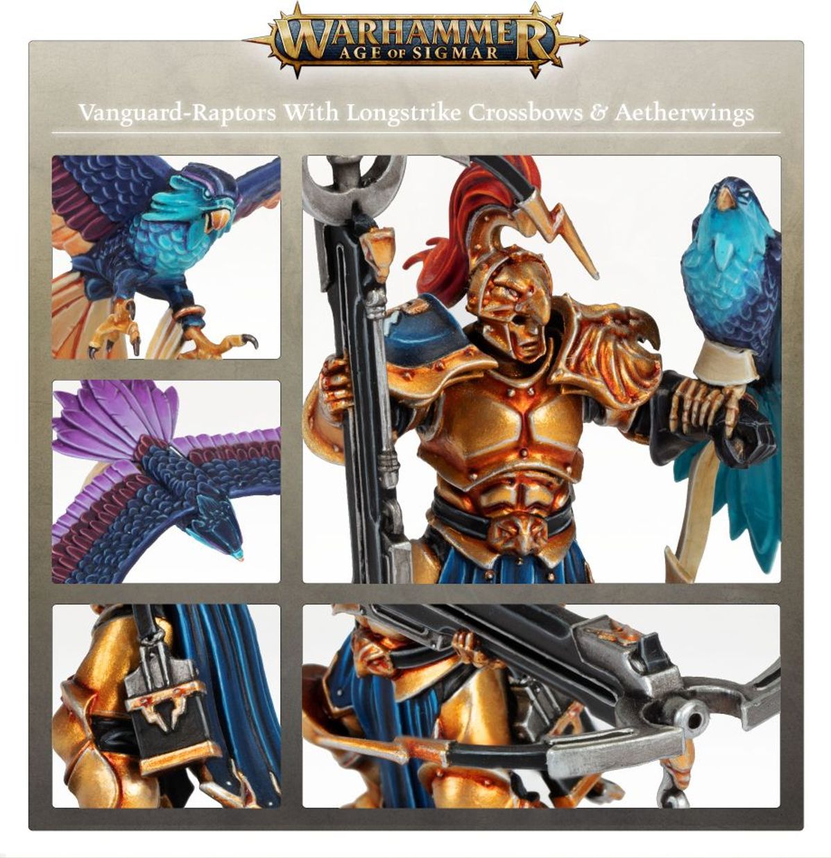 Age of Sigmar - VANGUARD-RAPTORS WITH LONGSTRIKE CROSSBOWS & AETHERWINGS