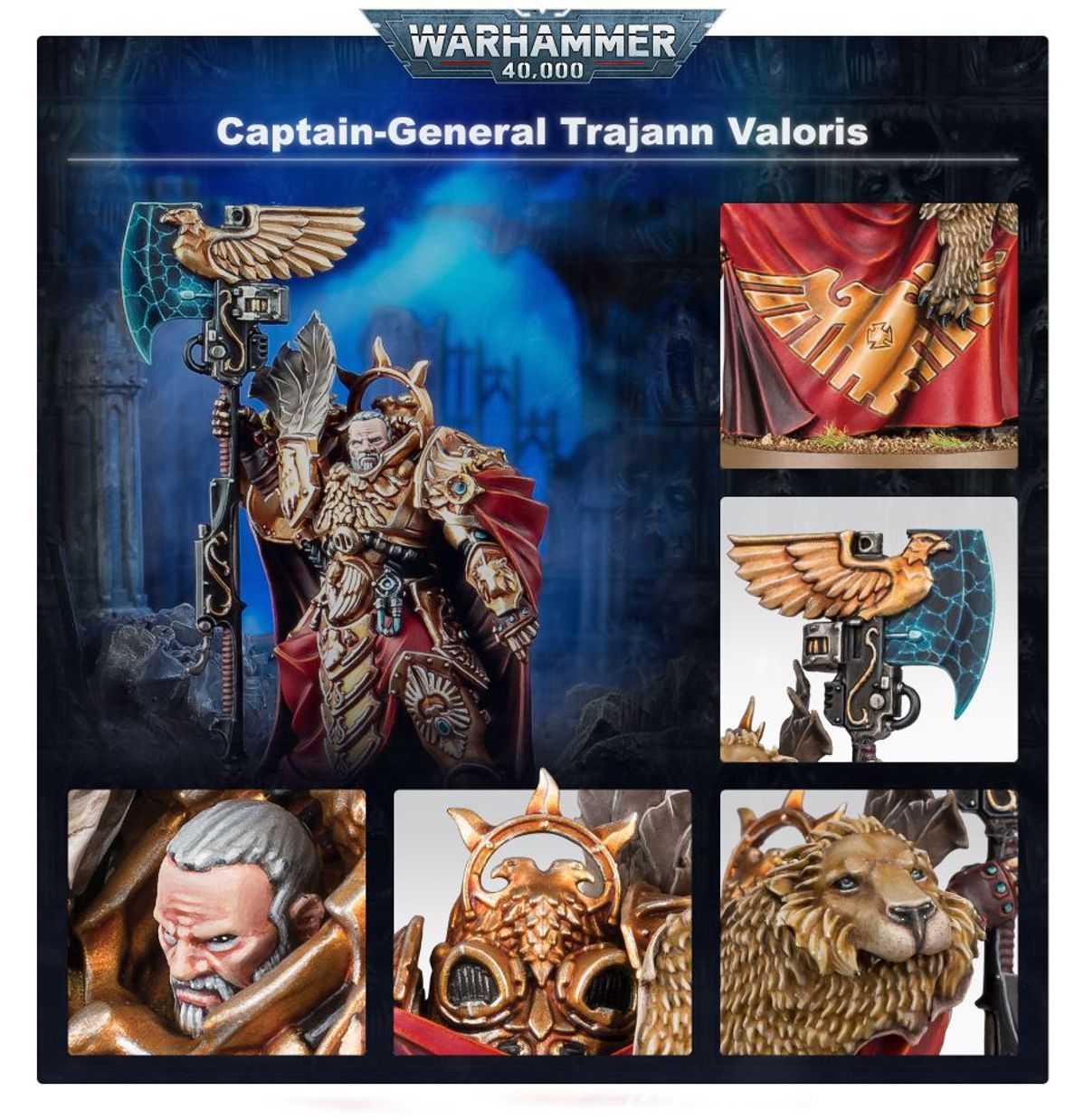 Warhammer 40K - CAPTAIN-GENERAL TRAJANN VALORIS
