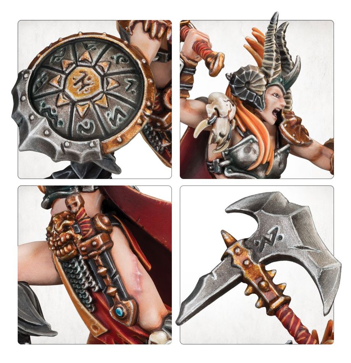 Age of Sigmar - DARKOATH WARQUEEN MARAKARR BLOOD-SKY